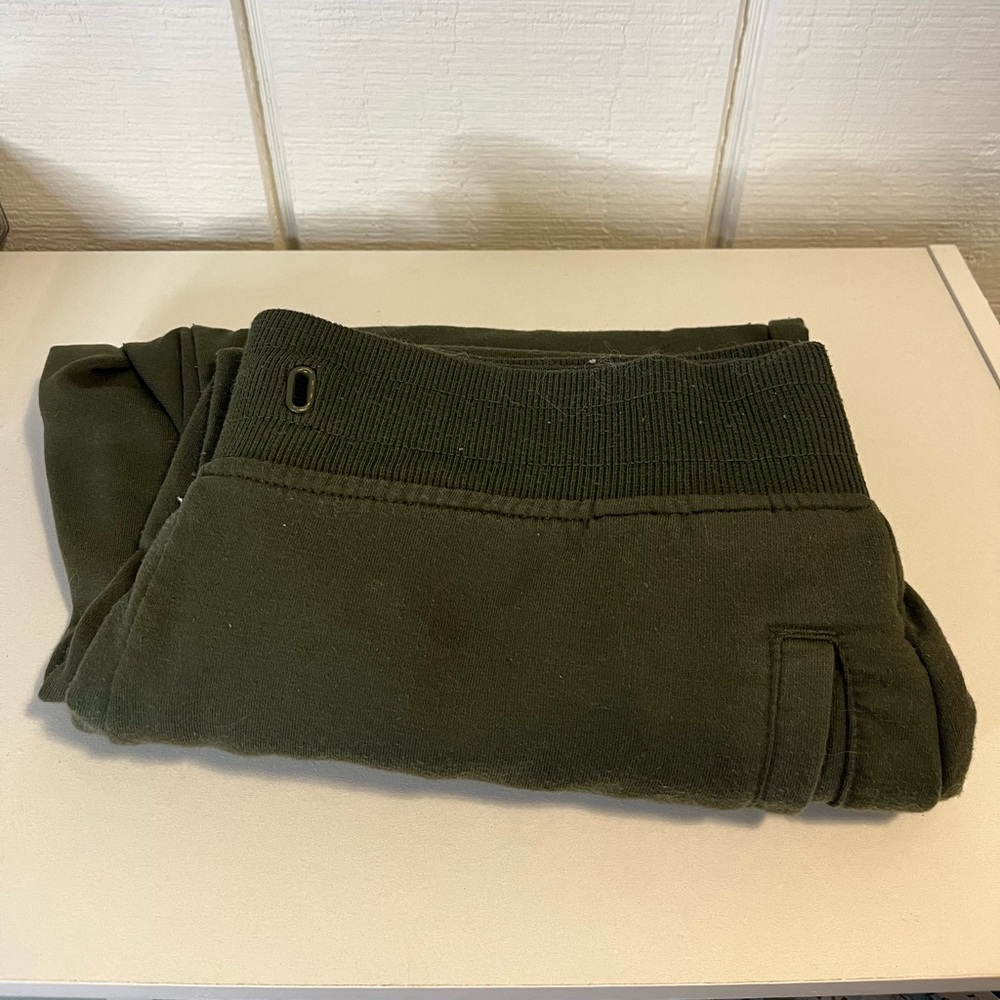 army green joggers